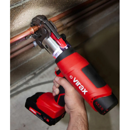 L2X Pince mère + R1/4-3/8-1/2-5/8"+2batt  - VIRAX | 253586