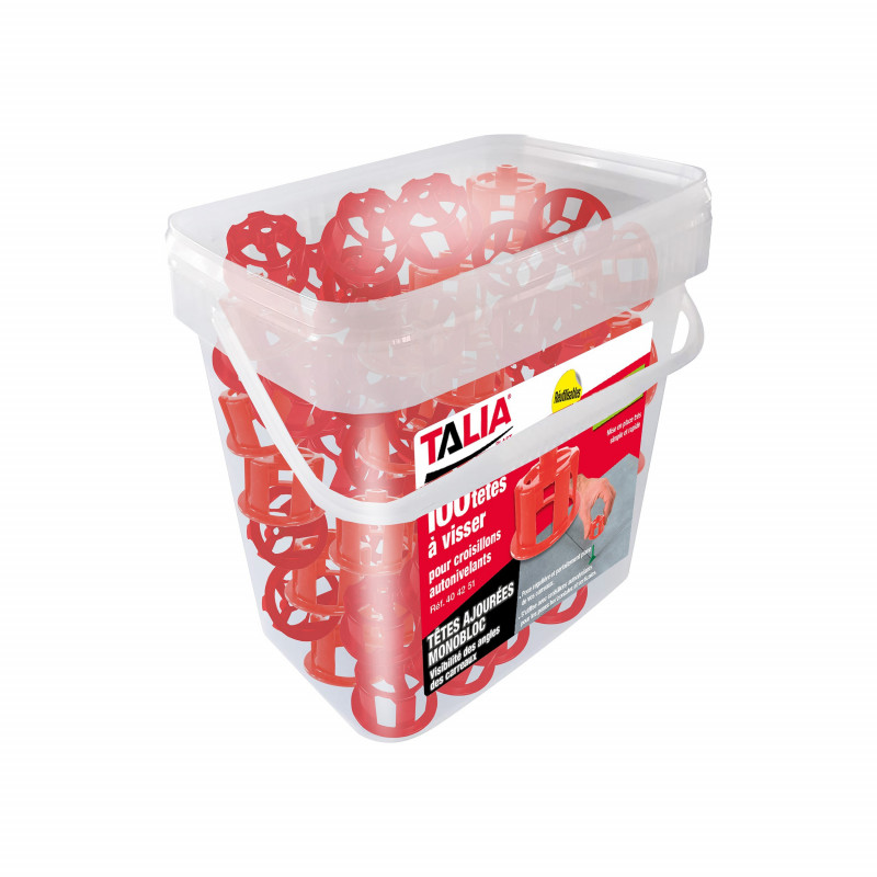 Têtes à visser pour croisillons auto-nivelants de 3 à 30MM - 	TALIAPLAST | 404251
