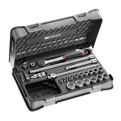 Coffret douilles 3/8" 6 pans - Facom | J.431BSP