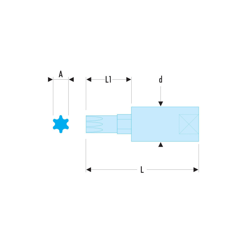 Douille 1/4" OGV GRIP 6p 5 mm - Facom | RTM.5GRP