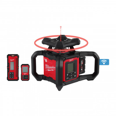 Laser rotatif ONE-KEY rouge double pente H/V 1200 m, 18V, 5Ah - Milwaukee | 4933493204