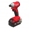 Visseuse à chocs Compacte Hex 1/4 BRUSHLESS, 18V, 4,0Ah, 190 Nm - Milwaukee | 4933492840