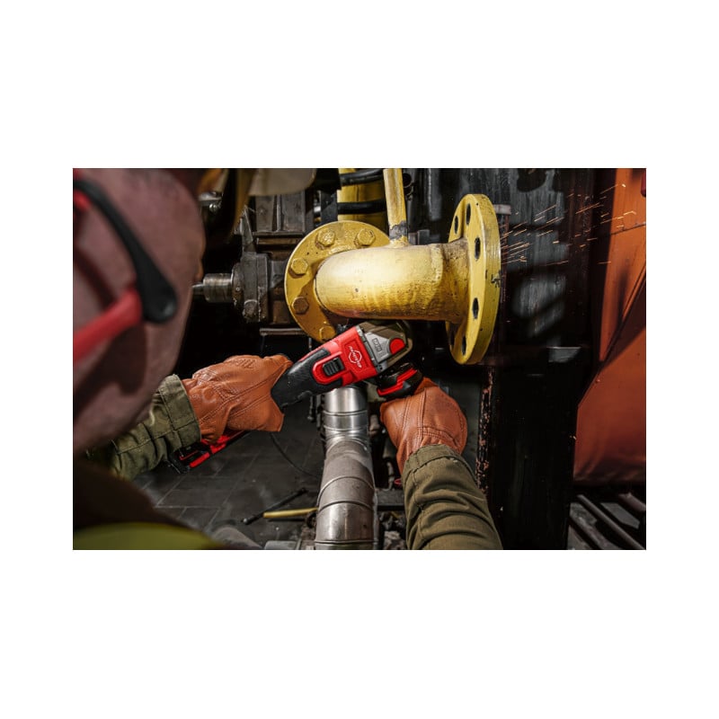 Meuleuse d'angle 125mm FUEL, Interrupteur coulissant, Frein de disque - Milwaukee | 4933498062