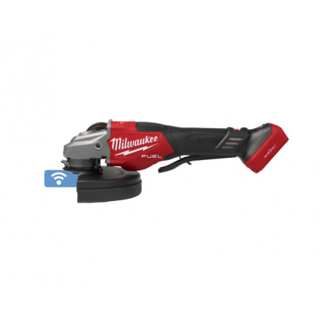 Meuleuse d'Angle FUEL 18V, 125mm, Interrupteur homme-mort, Frein, Variateur, ONE-KEY, sans batterie - Milwaukee | 4933498942