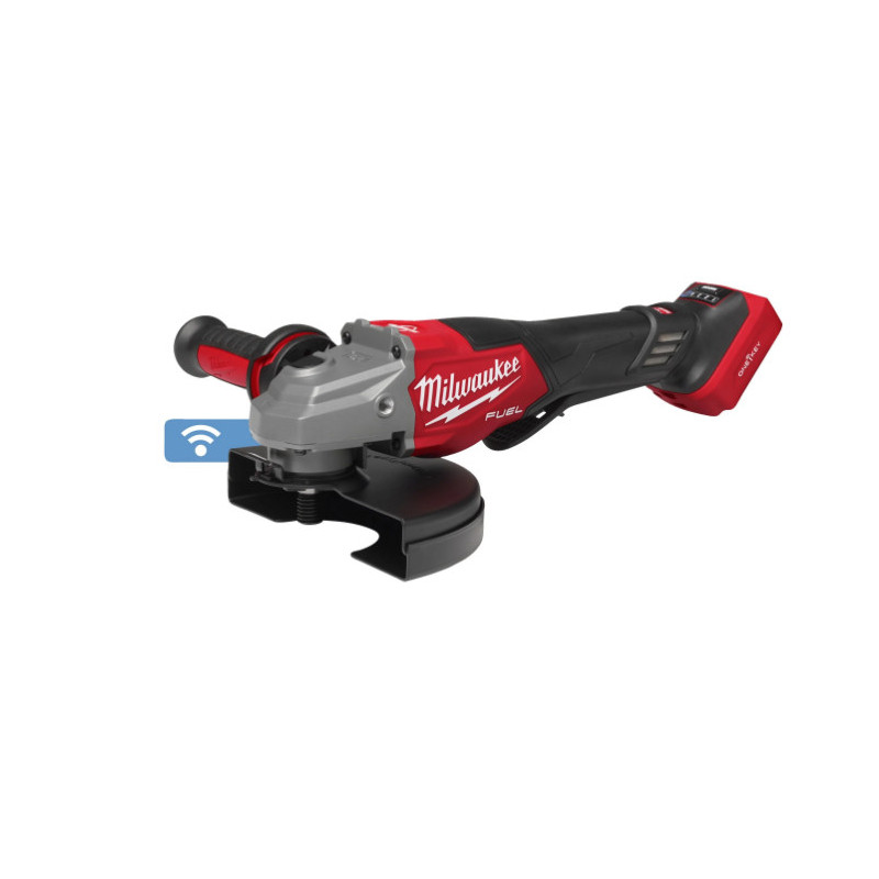 Meuleuse d'Angle FUEL 18V, 125mm, Interrupteur homme-mort, Frein, Variateur, ONE-KEY, sans batterie - Milwaukee | 4933498942