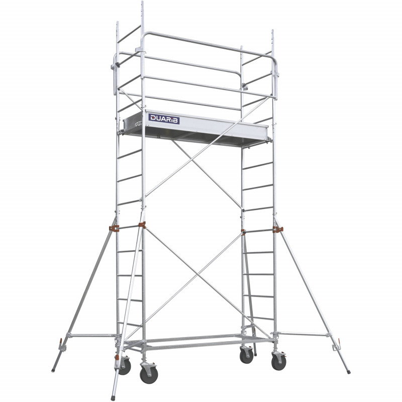 ECHAFAUDAGE ROULANT ACIER - ALTITUDE ACIER - LONGUEUR 2M00 - GC MONOBLOC - Duarib LD | 8120012