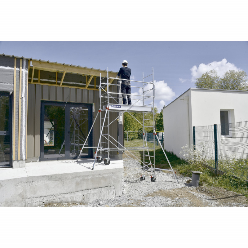 ECHAFAUDAGE ROULANT ACIER - ALTITUDE ACIER - LONGUEUR 2M00 - GC MONOBLOC - Duarib LD | 8120012