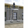ECHAFAUDAGE ROULANT ACIER - ALTITUDE ACIER - LONGUEUR 2M00 - GC MONOBLOC - Duarib LD | 8120012