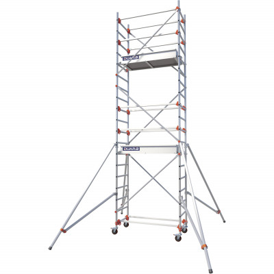 ECHAFAUDAGE ROULANT ALU - ALTITUDE ALU - LONG. 1M35 - BASE STD - GC LISSES - Duarib LD | 613112