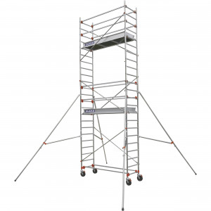 ECHAFAUDAGE ROULANT ALU - ALTITUDE ALU - LONG. 2M05 - BASE STD - GC MONOBLOC - Duarib LD | 613722