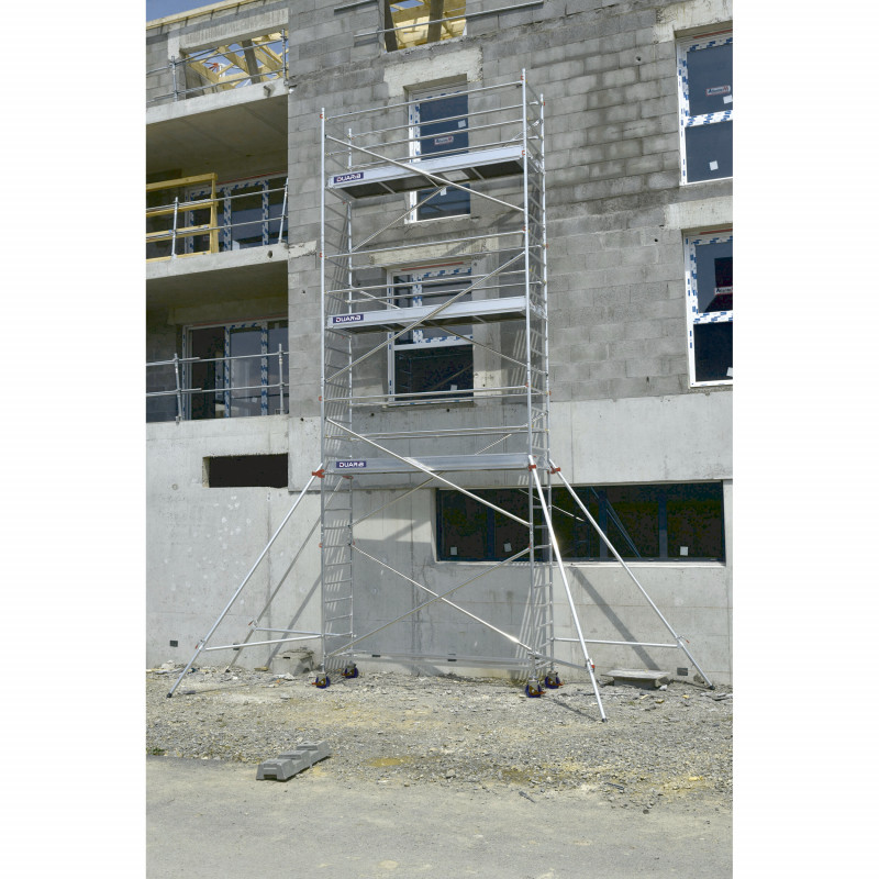 ECHAFAUDAGE ROULANT ALU - DOCKER 85 - LONG. 2M95 - LARG. 0M85 - GC MONOBLOC - Duarib LD | 7130022
