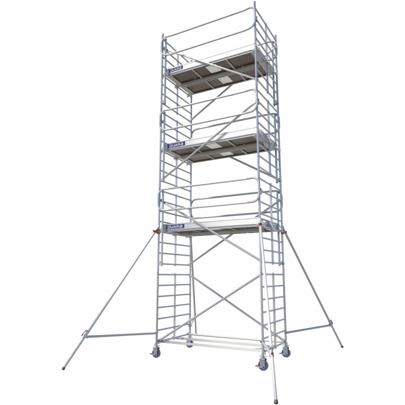 ECHAFAUDAGE ROULANT ALU - DOCKER 150 - LONG. 2M54 - LARG. 1M50 - GC MONOBLOC - Duarib LD | 7225022