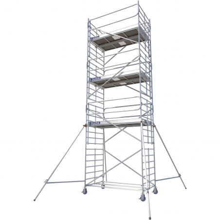 ECHAFAUDAGE ROULANT ALU - DOCKER 150 - LONG. 2M54 - LARG. 1M50 - GC MONOBLOC - Duarib LD | 7225022