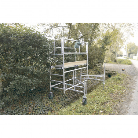 EQUIPEMENT ROULANT ALUMINIUM - NATUROLL - LONG. 1M90 - TAILLE DE HAIES - Duarib | 19062