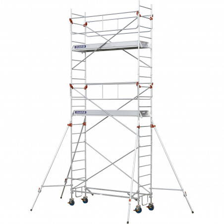 ECHAFAUDAGE ROULANT ACIER - ROLLSTAR - LONGUEUR 2M54 - GC MONOBLOC - Duarib LD | 8325032