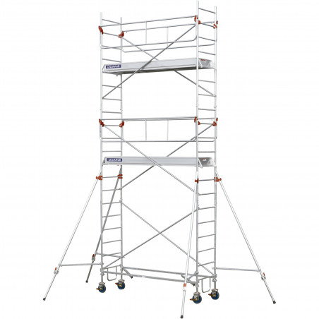 ECHAFAUDAGE ROULANT ACIER - ROLLSTAR - LONGUEUR 2M54 - GC MONOBLOC - Duarib LD | 8325032