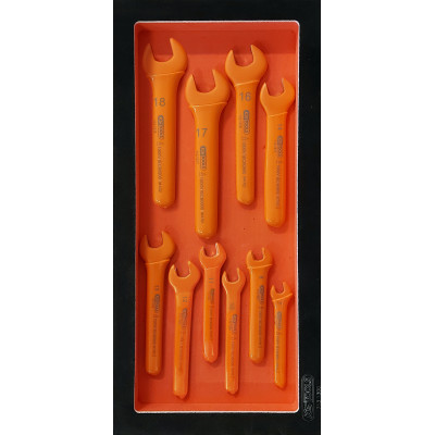 10 clés fourche isolées 7-19mm - KSTools | 713.1123