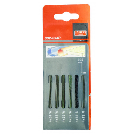 SET 24 MINILAMES 302 - Bahco | 302-6X4P