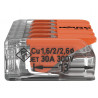 Borne WAGO 221 5x6mm² à leviers souple & rigide - Wago | 221-615