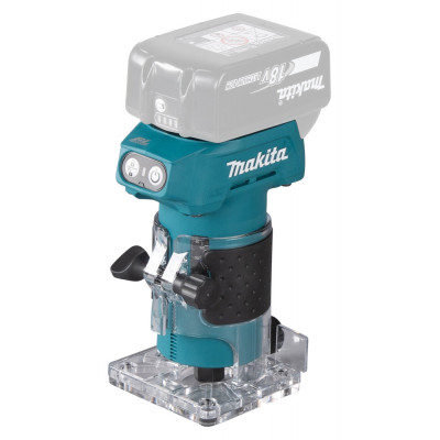 Affleureuse LXT - 18 V Li-Ion - Ø 6 mm - Produit seul - Makita | DRT52Z