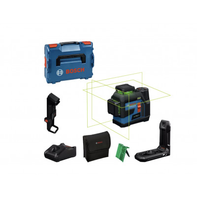 Laser lignes GLL 12V-100-33 CG + pince DK 20 + Batterie GBA 12V 4.0Ah - BOSCH | 0601065401