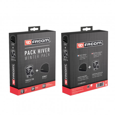 Pack hiver FACOM Bonnet + Tour de cou - FACOM | FX/1/PACK2/TU