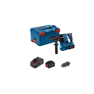 Marteau-perforateur GBH 18V-28 CF + ProCORE18V 2x8,0Ah + GAL 1880 L - BOSCH | 0611921002