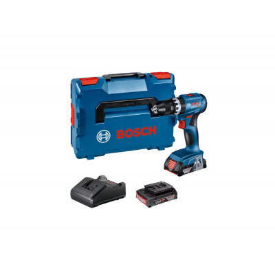 Perceuse à percussion GSB 18V-45 + GBA 2x2,0Ah + GAL 18V-20 L - BOSCH | 06019K3303