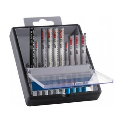Lames de scie sauteuse Robust Line Wood and Metal, emmanchement en T, set de 10 pièces BOSCH | 2607011943