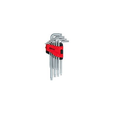 Jeu de clés mâles coudées Torx, longues, 10 pcs KSTools | 151.4880