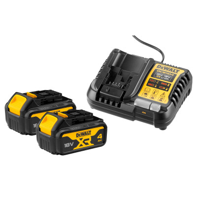 Pack 2 batteries XR 18V 4Ah - Dewalt | DCB1104M2