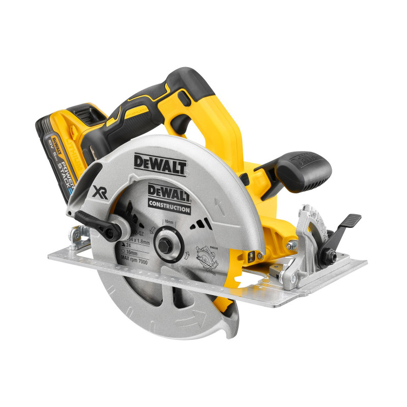 Scie circulaire 18 V 5 Ah PWT 184 m - Dewalt | DCS570H2T