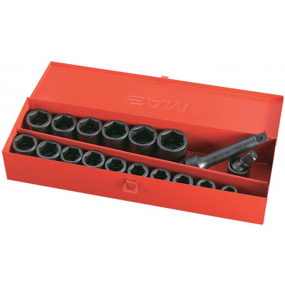 OUTIL IMPACT 3/4'' DE 19 A 42 MM - COFFRET DE 18 - SAM | 72-NC18