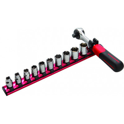 OUTIL 3/8'' SUR RACK AIMANTE - JEU DE 11 - SAM | 74-J11R