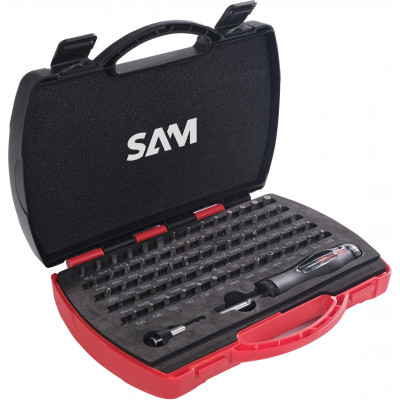 COFFRET D'EMBOUTS DE VISSAGE 72 PIECES - SAM | EMB-107