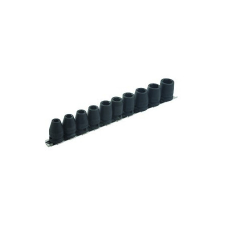 DOUILLE A CHOCS 1/2'' SUR RACK - JEU DE 10 DE 8 A 18 MM - SAM | NS-J10R