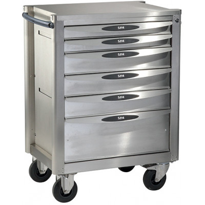 SERVANTE 40N - 6 TIROIRS - VERSION INOX - SAM | SERVI-640NX
