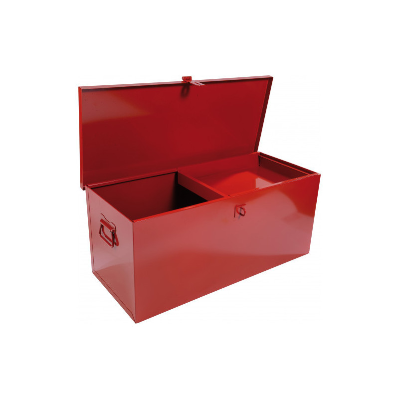 COFFRE DE CHANTIER METALLIQUE - L 480 MM - VIDE - SAM | SAM-517-PCV