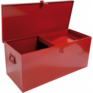 COFFRE DE CHANTIER METALLIQUE - L 480 MM - VIDE - SAM | SAM-517-PCV