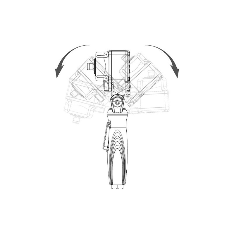CLE A CHOCS 1/2'' COMPACTE A TETE PIVOTANTE - SAM | RC2851