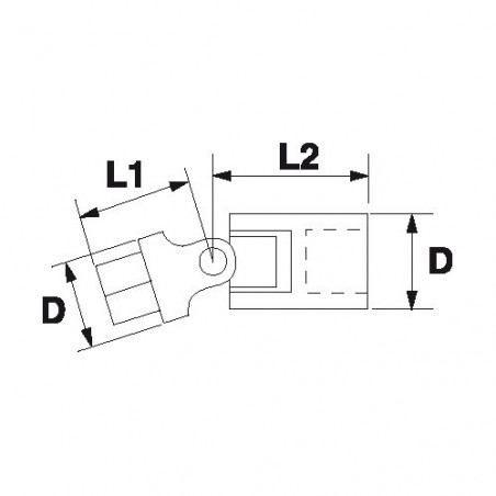CARDAN 1/4'' - SAM | R-240