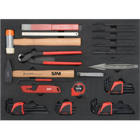 COMPOSITION 200 OUTILS EN MODULE MOUSSE - SAM | CPP-200PM