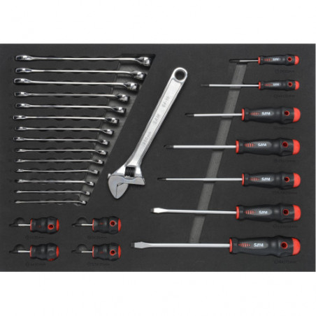 COMPOSITION 200 OUTILS EN MODULE MOUSSE - SAM | CPP-200PM