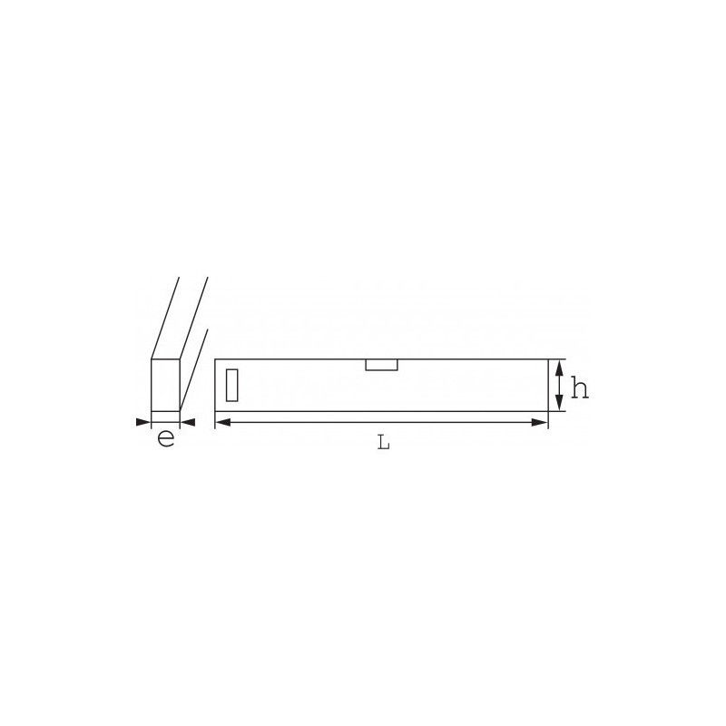 NIVEAU A SEMELLE MAGNETIQUE 50 CM - SAM | 166-50MN