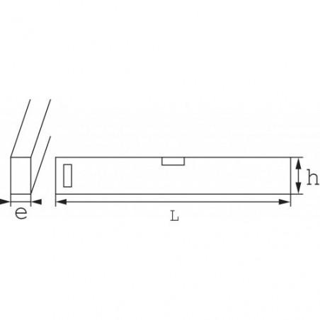 NIVEAU A SEMELLE MAGNETIQUE 50 CM - SAM | 166-50MN