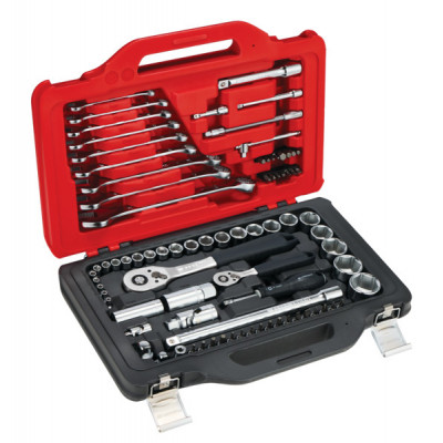Coffret de clés et douilles à cliquet Facom 1/2", 1/4" 82 pièces Twinbox - Facom | RSL.151-EPW82PB
