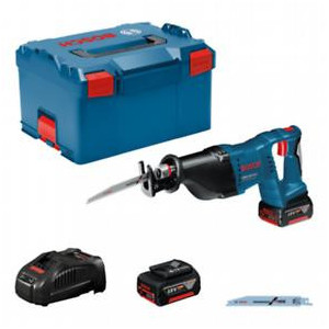 Scie sabre sans fil Bosch PRO GSA 18 V-LI 2 x 5 Ah L-B  BOSCH | 060164J00B