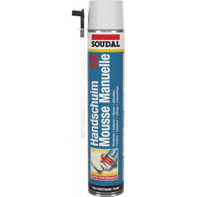 Mousse Polyuréthane Manuelle SOUDAFOAM - 1K Beige Aérosol 750 ML - SOUDAL | 108803