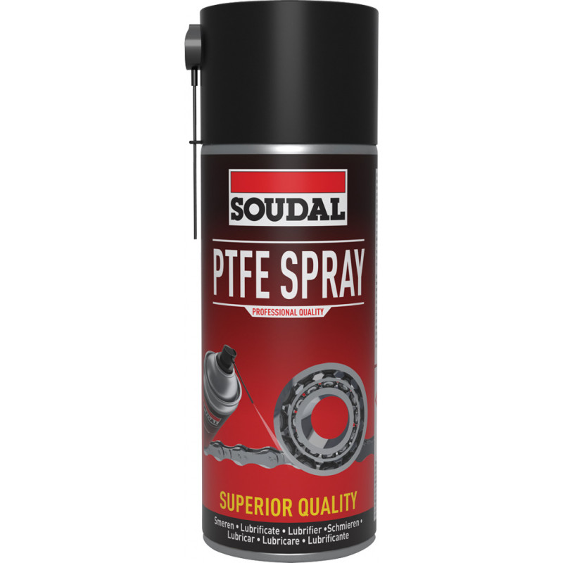 Lubrifiant PTFE en Spray Aérosol 400 ML - SOUDAL | 119705