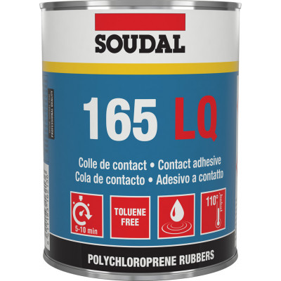 Colle néoprène Liquide 165 LQ Pot 1 L - SOUDAL | 145988